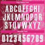 Benutzerdefinierte Graffiti Muster Crimson-Pink Scratch Sublimation Fußball Uniform Jersey – Bild 3