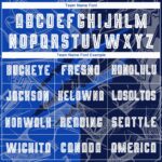 Benutzerdefinierte Graffiti Muster Thunder Blue-Navy Scratch Sublimati – Bild 4